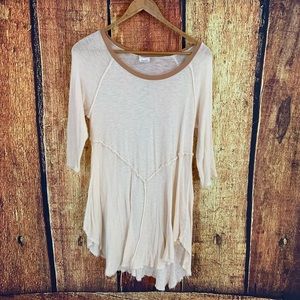 Intimately Free People 3/4 sleeve tunic sz L